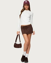 Edikted Women's Bayside Slitted Micro Skort