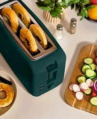 Bella 4-Slice Wide-Slot Slim Toaster, Forest Green