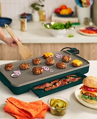 Bella 10" x 20" Electric Griddle with Warming Tray