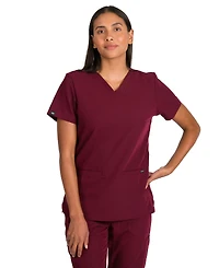 Medgear Sofia Women's Slim Scrubs Top with 3 Pockets