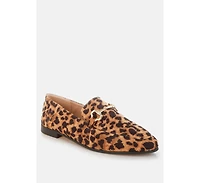 London Rag Womens Noltas Horsebit Embellished Flat Loafers