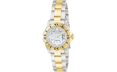 Invicta Women's 6895 Pro Diver Quartz 3 Hand White Dial Watch