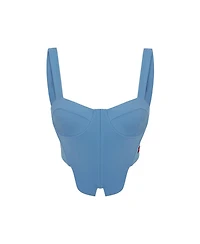 Pcfg Women's Cotton Woven Corset Top