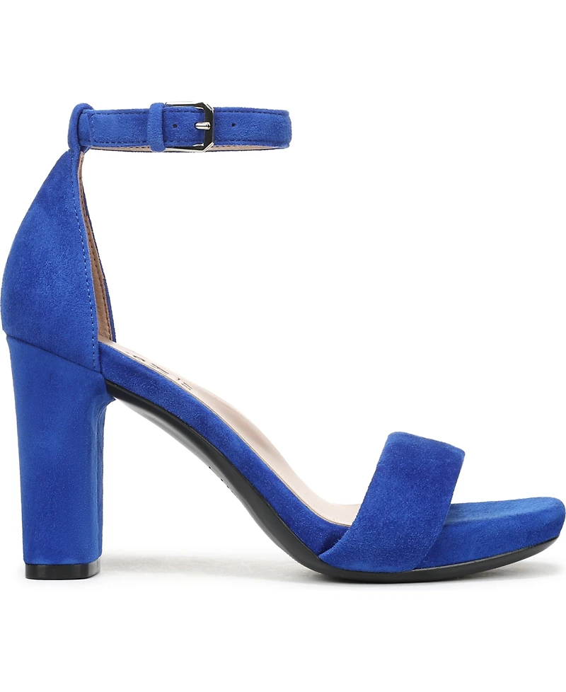 Naturalizer Joy Square Toe Ankle Strap Dress Sandals