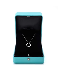 Pre-Owned Tiffany & Co T Circle Pendant Necklace