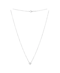 Pre-Owned Tiffany & Co Heart 3 Diamond Pendant Necklace
