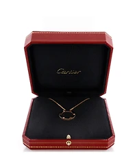 Pre-Owned Cartier 3 Diamonds Love Pendant Necklace