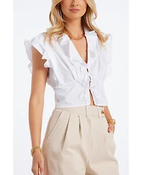 Bishop + Young Women's Raphael Ruffle Top