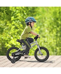Sugift 14 Inch Kids Bike Bicycle for Boys Girls 3-5 with High Carbon Steel Frame
