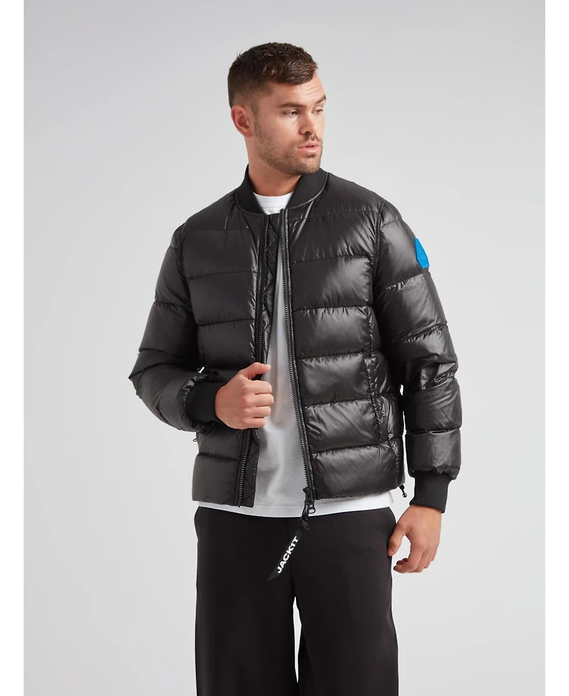 JACK1T Men's Vortex Long Sleeve Bomber Jacket