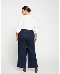 Universal Standard Women's Charlie High Rise Sailor Jeans