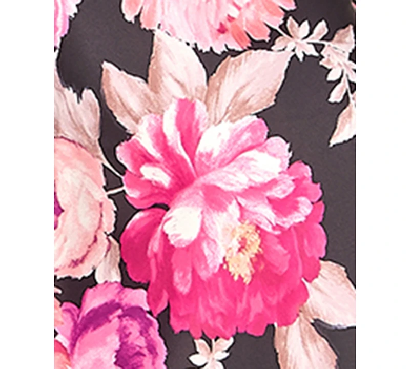 Katia Rae Women's V-Neck Drape Back Midi Dress