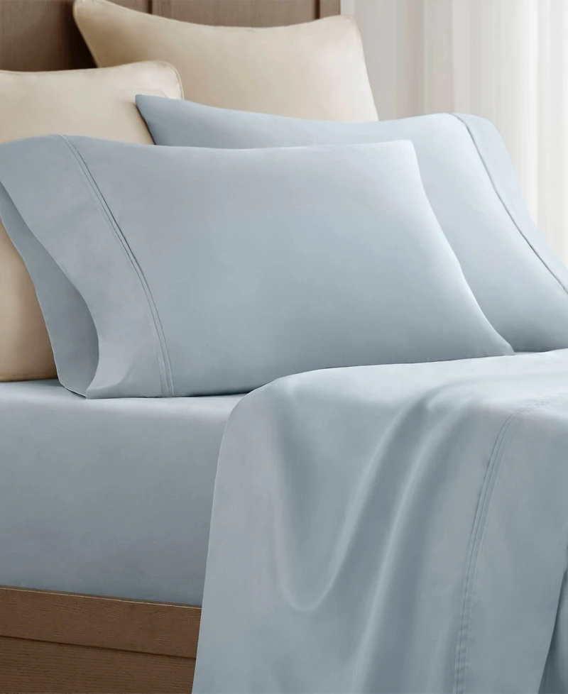 Harbor House Sateen 400-Thread Count Cotton 2-Pc. Pillowcase Set