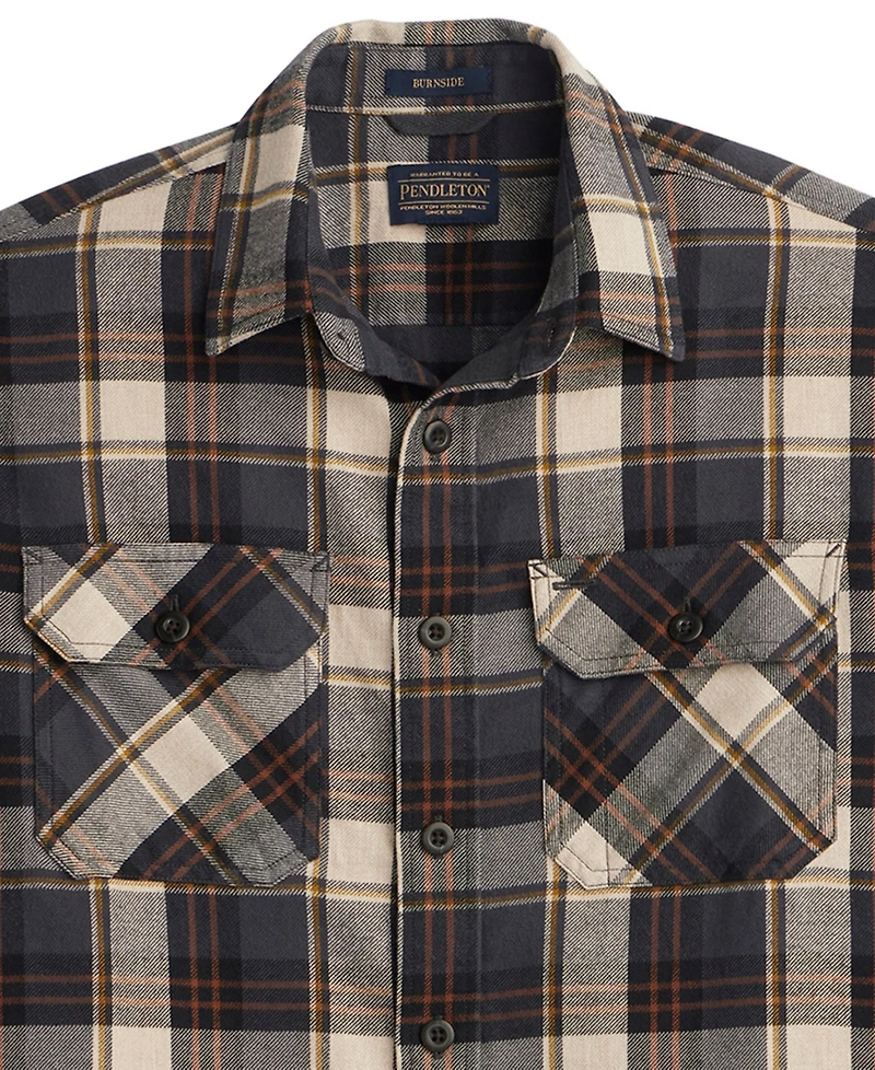 Pendleton Men's Burnside Flannel Spread Collar Shirt