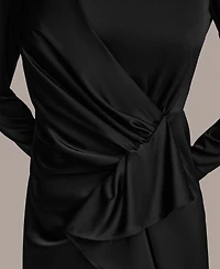 Donna Karan New York Women's Ruched Midi Dress