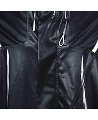 Pre-Owned Givenchy Men's Black Contrast Trim Synthetic Oversized Raincoat