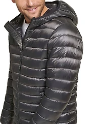 Calvin Klein Men's Hooded & Quilted Packable Jacket