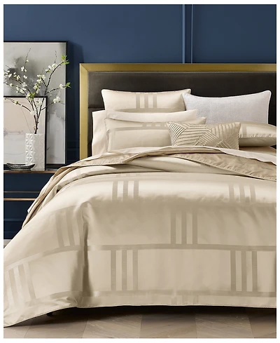 Hotel Collection Structure Gold 3-Pc. Comforter Set, Full/Queen, Exclusively at Macy's