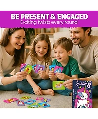 Quokka Crazy 8 Card Games for Kids Fun Family Game with Cute Animals, Playdates, Time