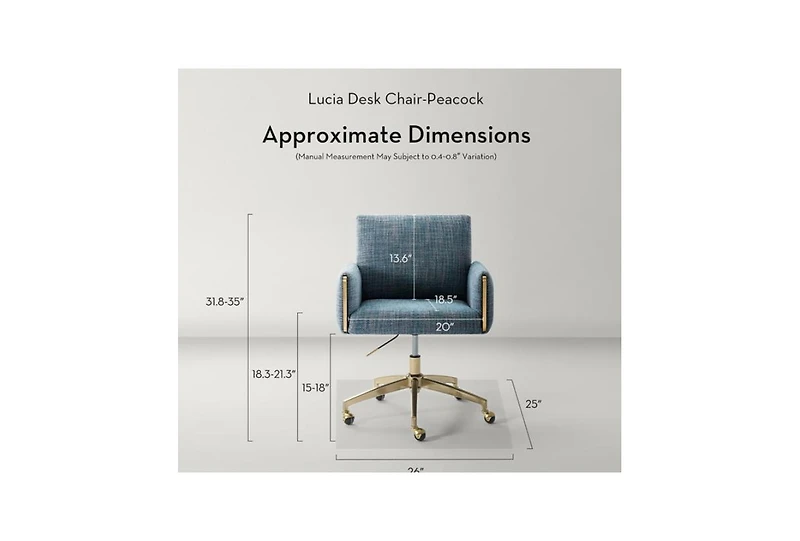 Z Gallerie Lucia Desk Chair