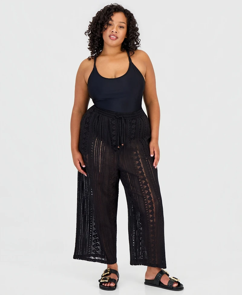 Raviya Plus Swim Cover-Up Cargo Pants