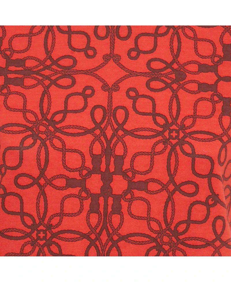 Pre-Owned Hermes Women's Red Micro Cordelieres Cotton T-Shirt Dress