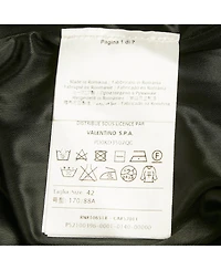 Pre-Owned Missoni Women's Black Knit Plunge Neck Tie Maxi Dress