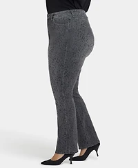 Nydj Plus High Rise Marilyn Straight Jeans