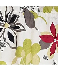 Rlf Home 100% Cotton High Quality Aria Tailored Window Valance with 1.5" Rod Pocket 50" W X 12" L Ivory