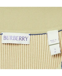 Pre-Owned Burberry Women's Sage Green Stretch Knit Midi Dress