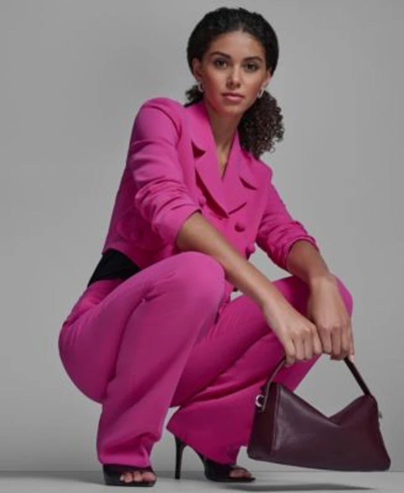 Bcbg Womens Pink Suit