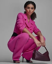 Bcbg Womens Pink Suit