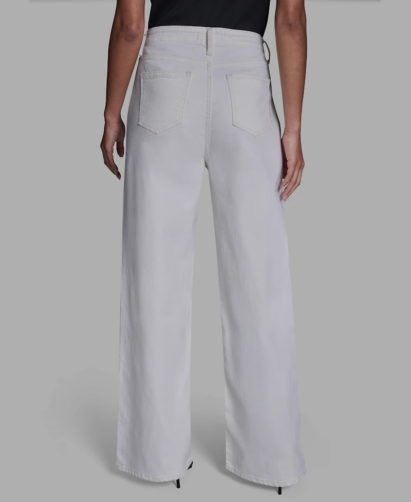 Bcbg Women's Straight Leg Tie Waist Jeans