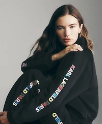 Karl Lagerfeld Paris Women's Logo Detail Jacket