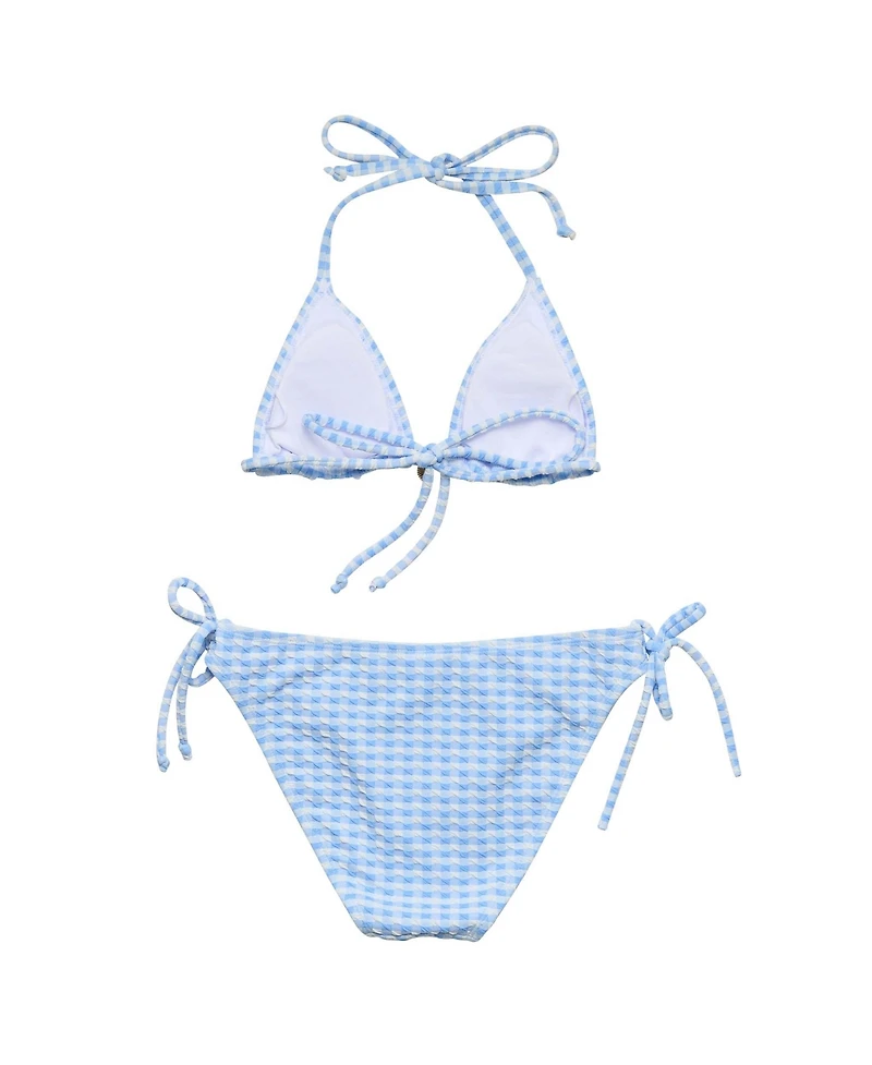 Snapper Rock Big Girls Seaside Gingham Teen Triangle Bikini