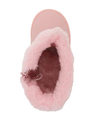 Bebe Girls' Toddler 5T-10T Embroidered Patches Winter Boots