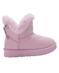 Bebe Girls' 1-13 Rhinestone Bow Details Winter Boots
