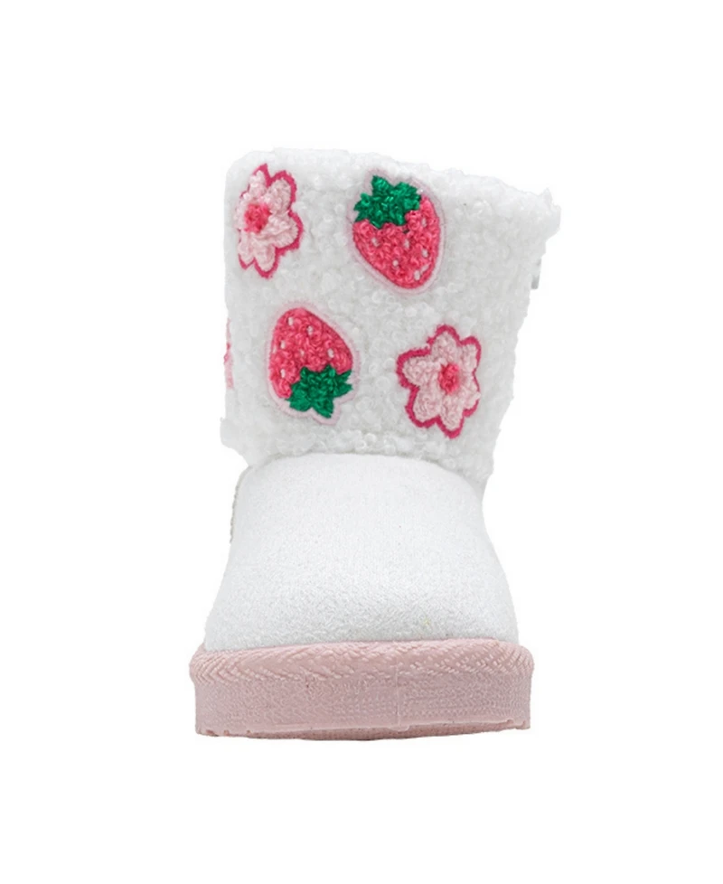 Bebe Girls' Toddler 5T-10T Embroidered Winter Boots