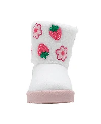 Bebe Girls' Toddler 5T-10T Embroidered Winter Boots