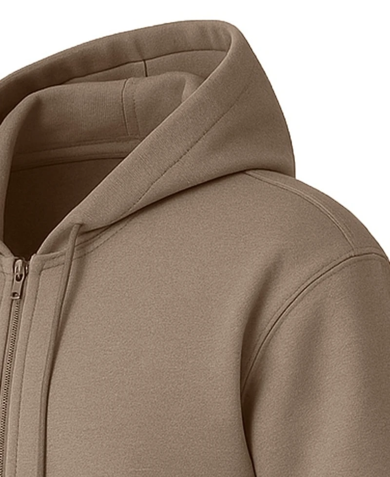 Blue Ice Men's Super Heavyweight Fleece Lined Full-Zip Hoodie