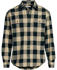 Lands' End Men's Long Sleeve RainDefense Flannel Shirt
