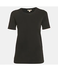 Pre-Owned Burberry Women's Black Jersey Crewneck T-Shirt