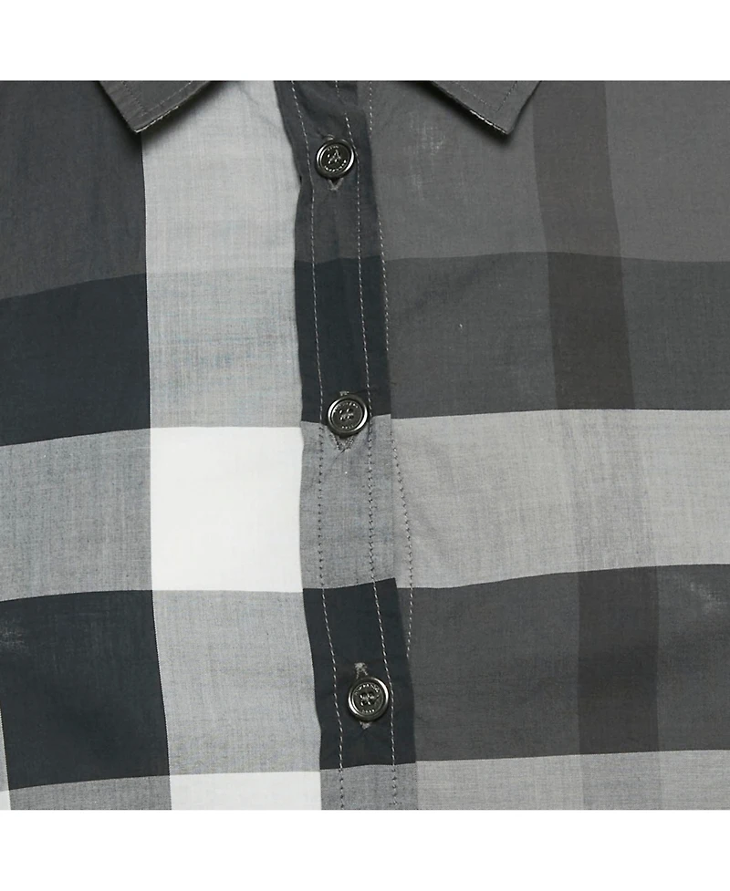 Pre-Owned Burberry Women's Brit Checkered Print Cotton Shirt