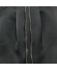 Pre-Owned Alexander Mcqueen Women's Black Satin Pleated Mini Skirt