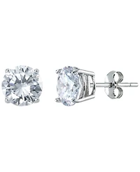 Macy's 2-Pc. Diamond Earrings Set in Sterling Silver & 14k Gold Over Sterling Silver