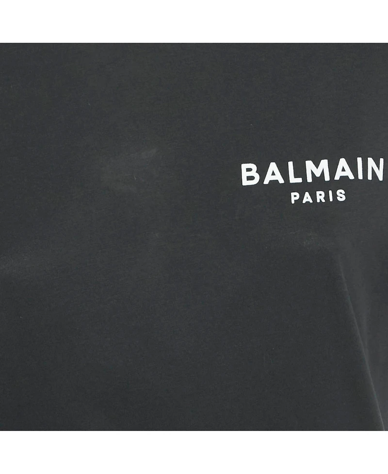 Pre-Owned Balmain Women's Logo Print Jersey T-Shirt