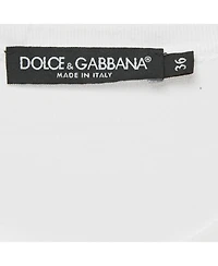 Pre-Owned Dolce & Gabbana Women's I Have A Beautiful Life Print Cotton T-Shirt