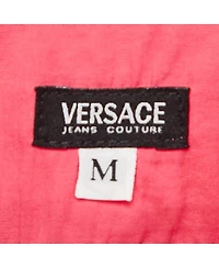 Pre-Owned Versace Women's Jeans Couture Embellished Cotton Blend Sleeveless Top