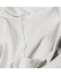 Pre-Owned Dolce & Gabbana Women's Black And Beige Dice Key Printed Silk Short Sleeve Top