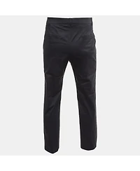 Pre-Owned Hermes Men's Midnight Blue Cotton Regular Fit Pants